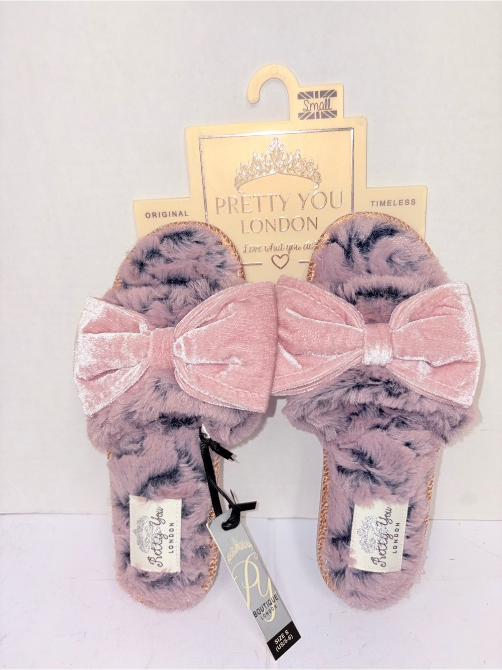 NWT Pretty You London Slippers 5/6